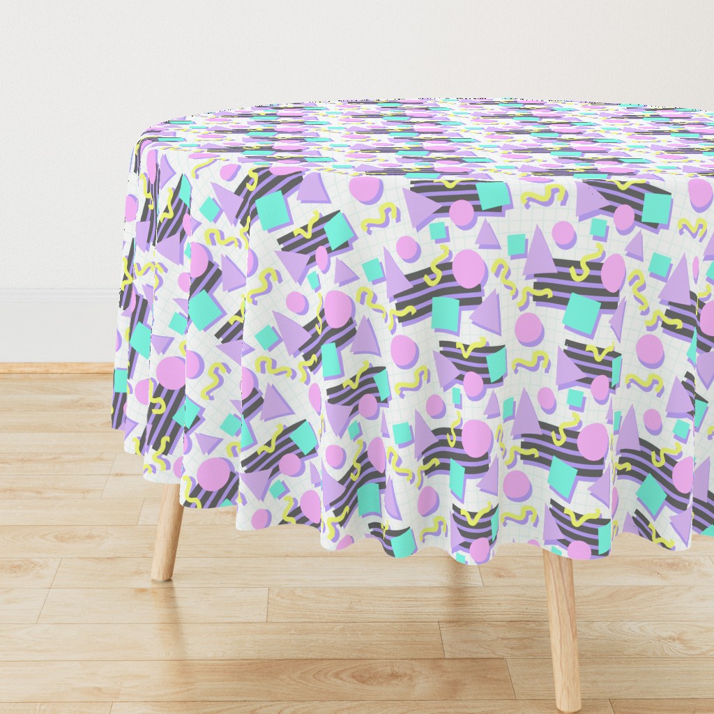 Pastel Retro 80s/90s Geometric Pattern