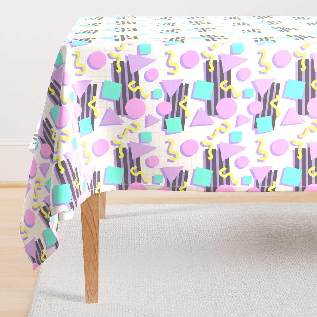 Pastel Retro 80s/90s Geometric Pattern