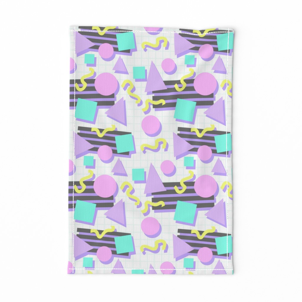 Pastel Retro 80s/90s Geometric Pattern