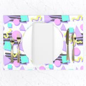 Pastel Retro 80s/90s Geometric Pattern