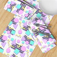 Pastel Retro 80s/90s Geometric Pattern