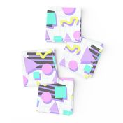 Pastel Retro 80s/90s Geometric Pattern