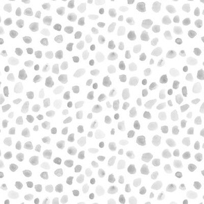 Lots of silver dots • watercolor grey spots