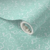 stethoscopes - teal - nursing - LAD19