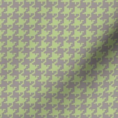 Houndstooth Green _ Gray