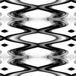 HLQ15 - Large - Harlequin in Black and White