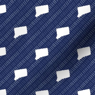 Connecticut Stripes Pattern Dark Blue Navy