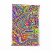 Electric Liquid Rainbow Psychedelic Pswirls