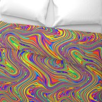 Electric Liquid Rainbow Psychedelic Pswirls