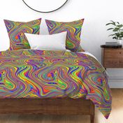 Electric Liquid Rainbow Psychedelic Pswirls