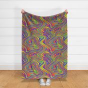 Electric Liquid Rainbow Psychedelic Pswirls