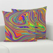 Electric Liquid Rainbow Psychedelic Pswirls