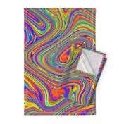 Electric Liquid Rainbow Psychedelic Pswirls