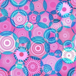 Kooky Kaleidoscope Pink