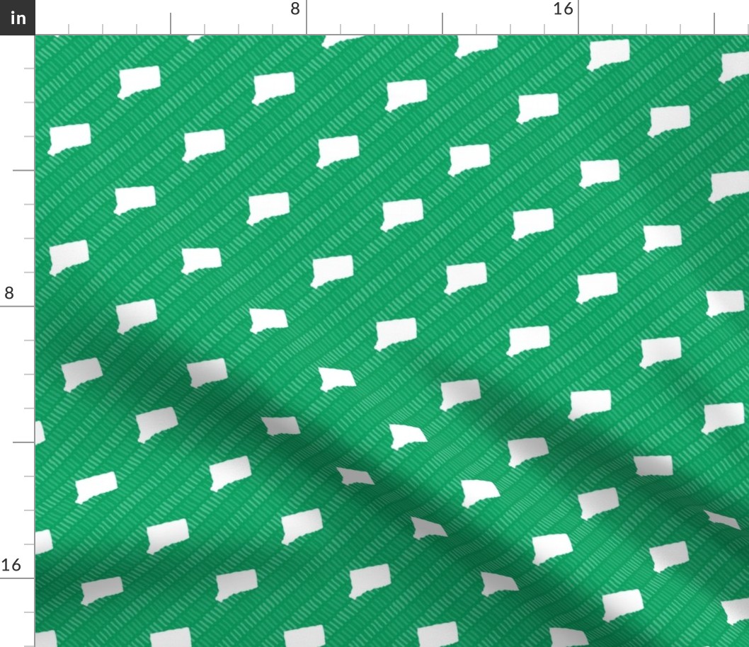 Connecticut Stripes Pattern Green Kelly Green