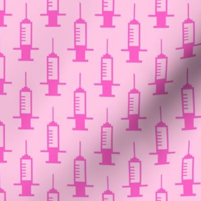 Syringe - pink - needle medical - LAD19