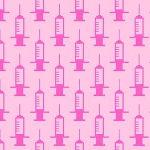 Syringe - pink - needle medical - LAD19