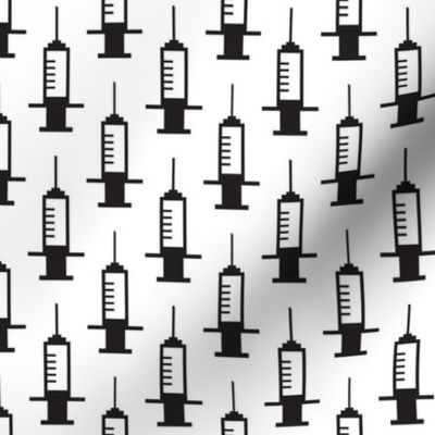 Syringe - black - needle medical - LAD19