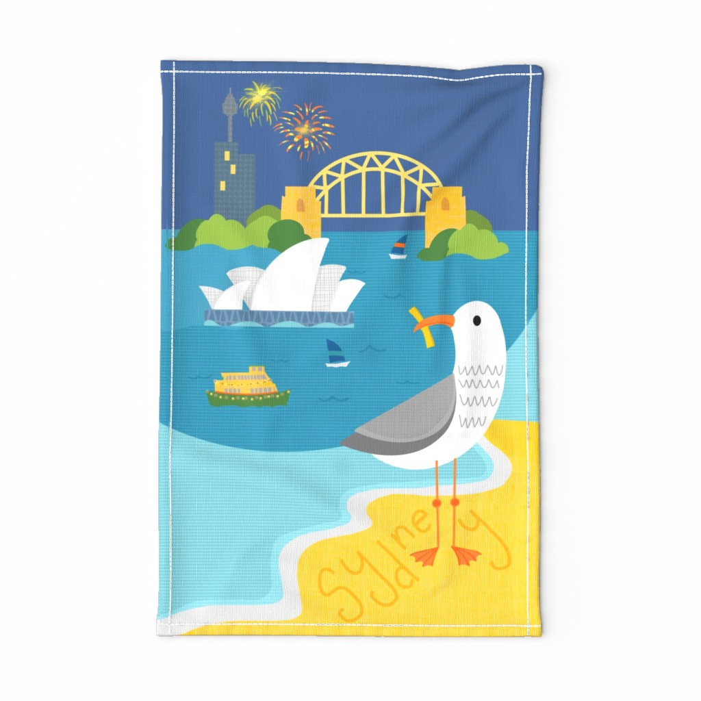 Sydney Harbour Tea Towel