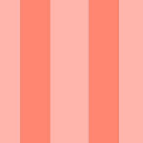 Color Clash Cabana Stripe in Peach/Coral