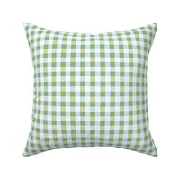 Stockholm Gingham basil aqua