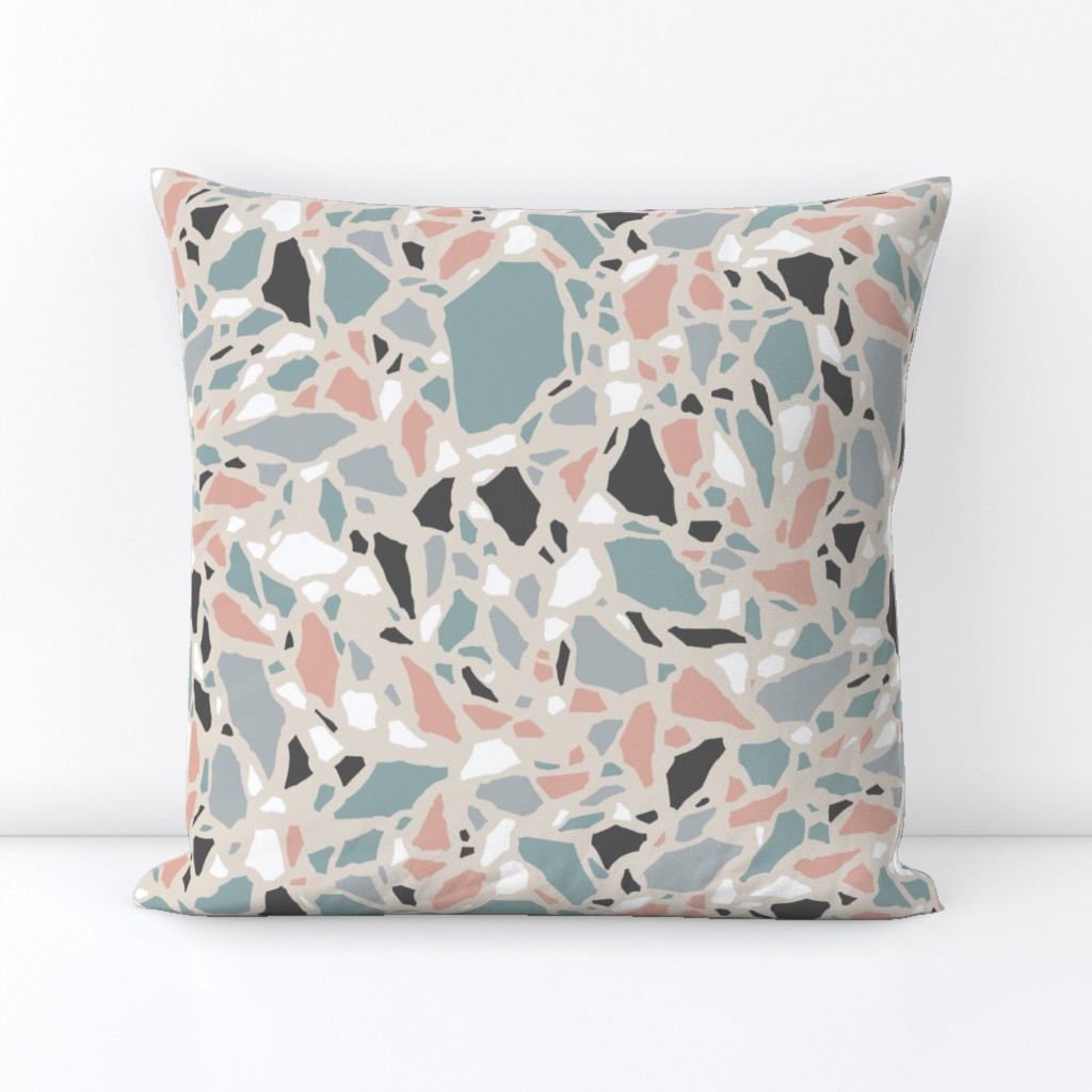 Terrazzo 01 - cold pastels