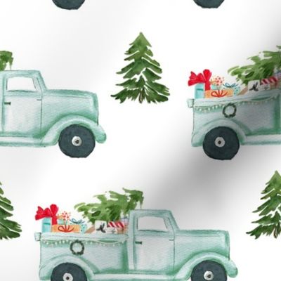 8" Holiday Truck with Gifts