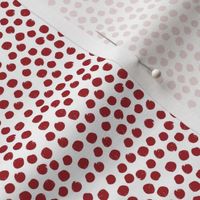 4" Red Polka Dots