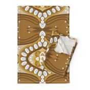 18" Gingerbread Square 3 | Cream 