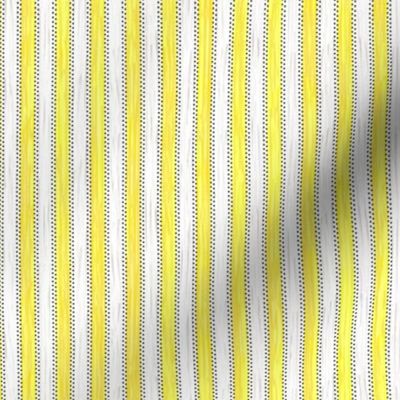 Painterly Lemon Stripe