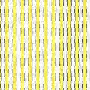 Painterly Lemon Stripe