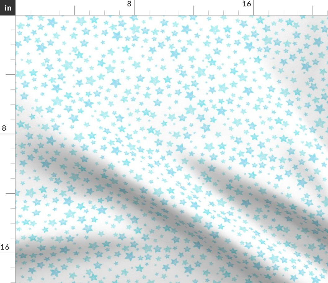 Stars (minty blue)