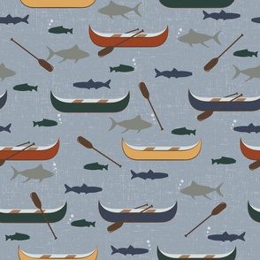 Wilderness Canoes and Fish