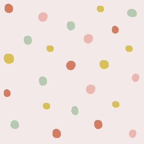 Dots on pink