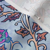 mendhi floral_periwinkle