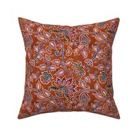 mendhi floral_rust