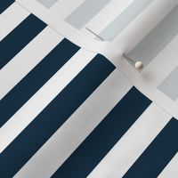 Willow Garden - White Blue Stripes