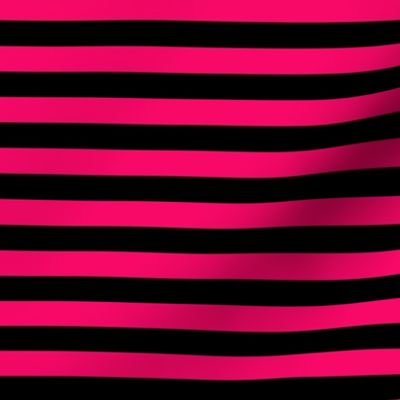 Willow Garden-Pink Black Stripes