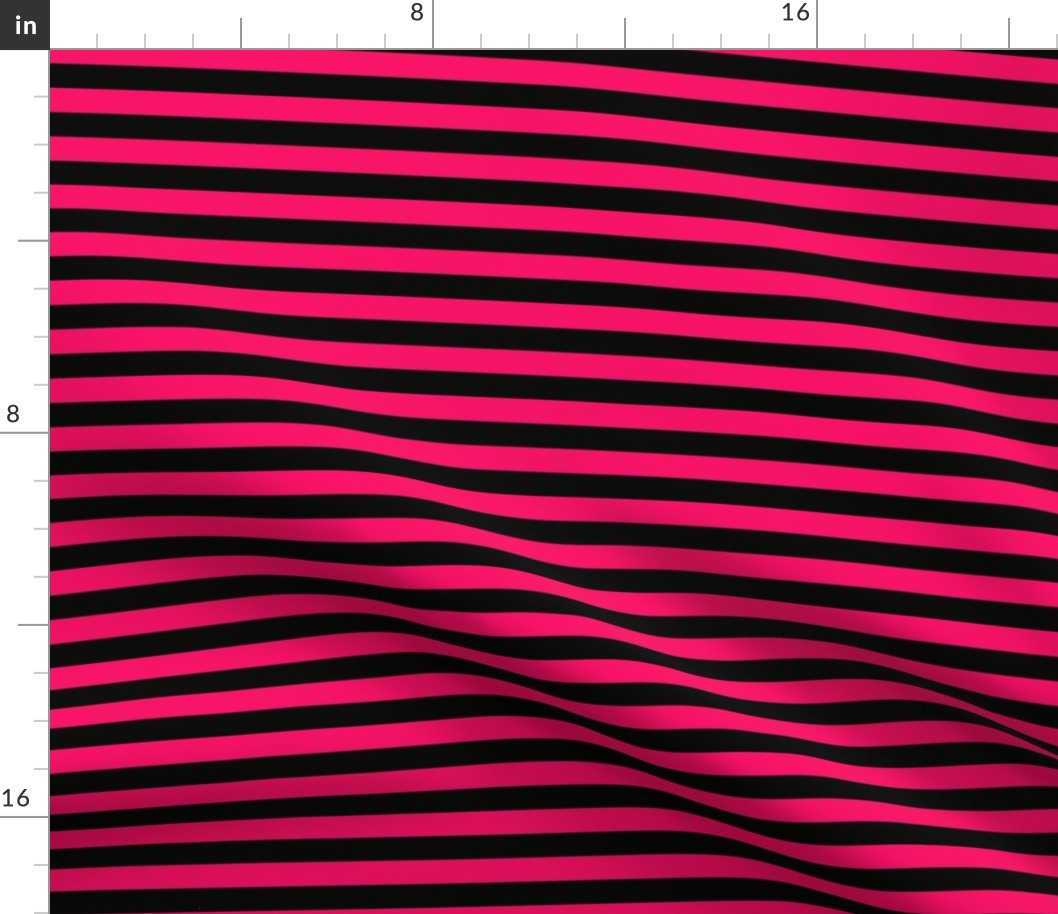 Willow Garden-Pink Black Stripes