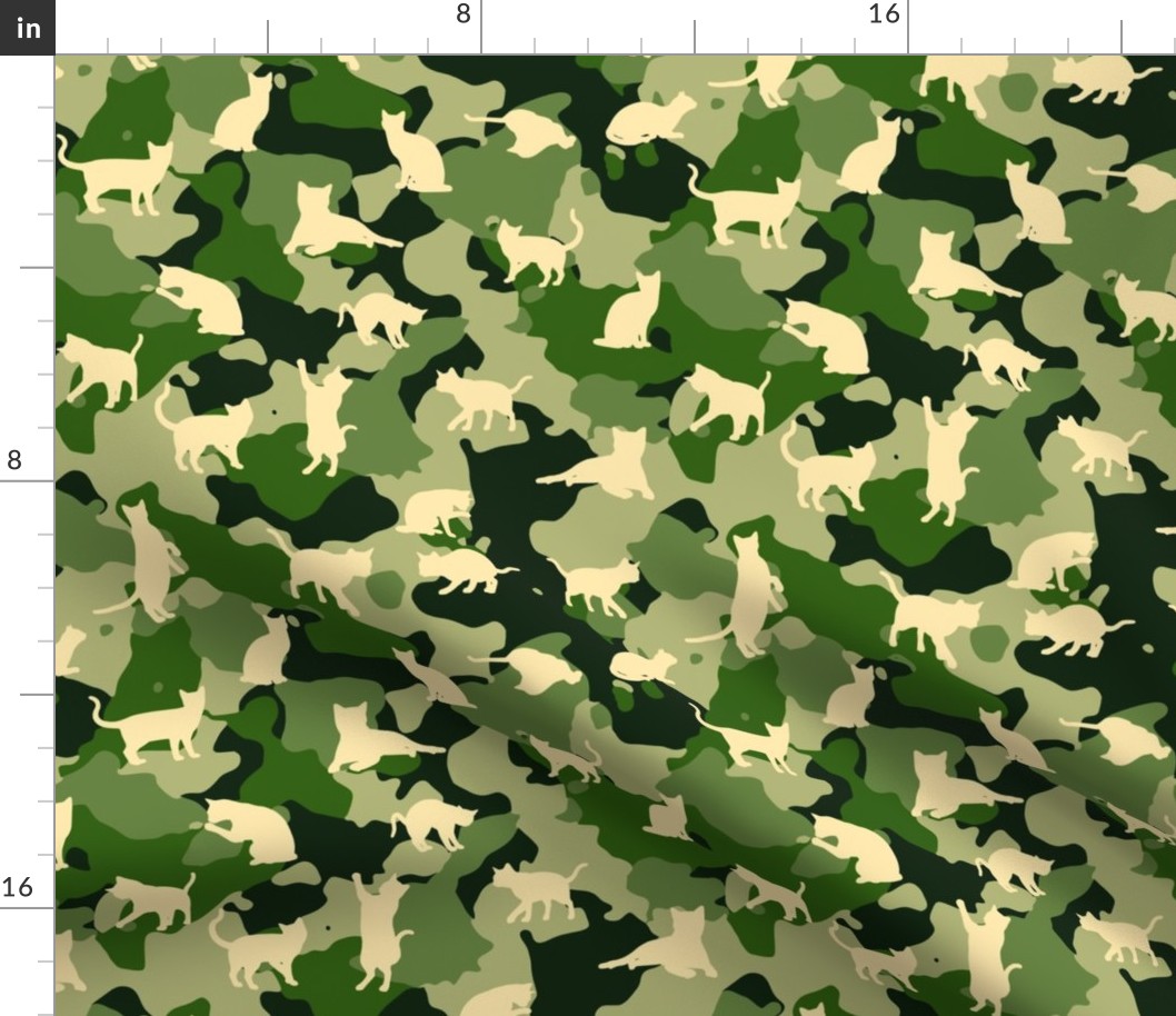 Seamless camouflage vector pattern with Fabric