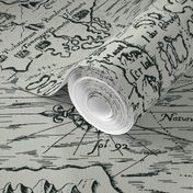 borneo vintage map print