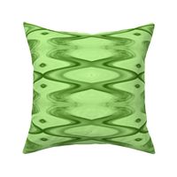 HLQ2 - Large - Harlequin for the Court Jester in Lime Green Monochrome