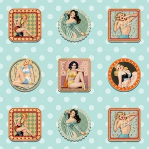 PIN-UPS (AQUA)