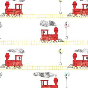 red trains