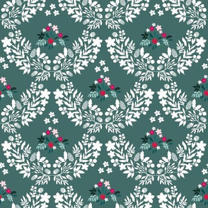 Christmas flower pattern22-01