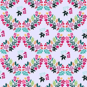 Christmas flower pattern8