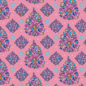 Indian Chintz-Pink