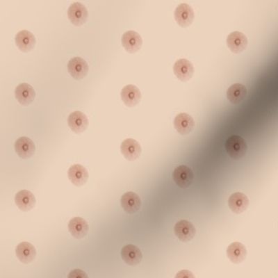 Real nipple polka dots - half size