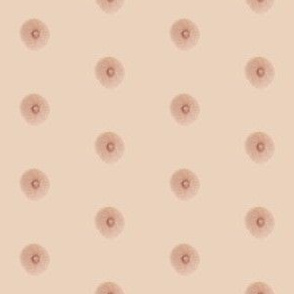 Real nipple polka dots - half size