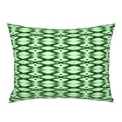 HLQ4 - Large - Harlequin Diamond Medley for the Court Jester in Monochromatic Green